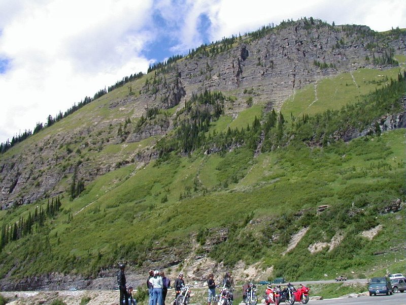 Going to the Sun Road - Weeping Wall Going to the Sun Road - Weeping Wall