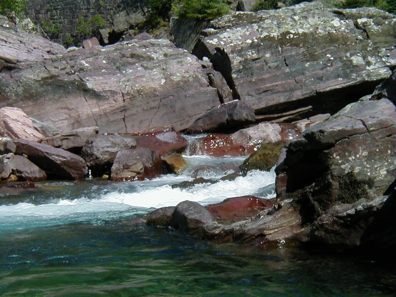 Red Rock Point - McDonald Creek Red Rock Point - McDonald Creek