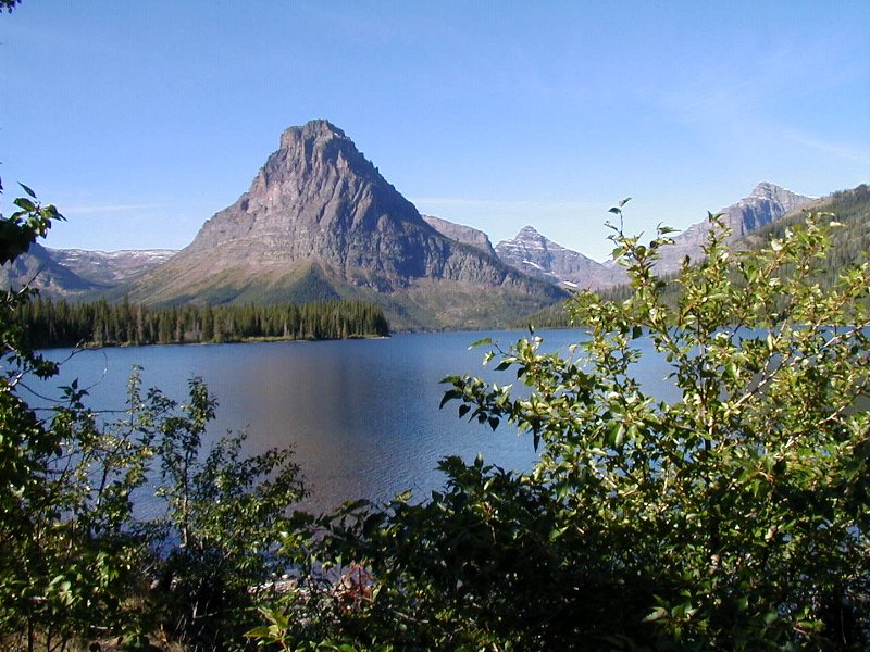 Sinopah Mountain - Two Medicine Lake Sinopah Mountain - Two Medicine Lake