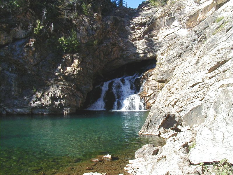 Running Eagle Falls - Two Medicine Running Eagle Falls - Two Medicine
