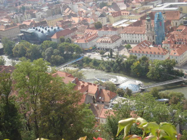 Pogled s Schlossberga na Aliena i Murainsel Pogled s Schlossberga na Aliena i Murainsel