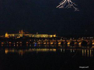 Hradčany by night